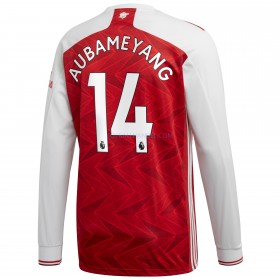 Herre Fotballdrakter Arsenal Pierre-Emerick Aubameyang 14 Hjemme 2020-21 Langermet